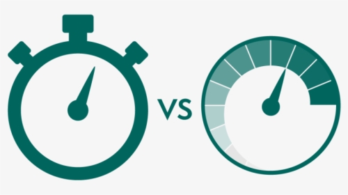 Quick Vs Fast 2 - Simple Stopwatch Vector, HD Png Download, Free Download