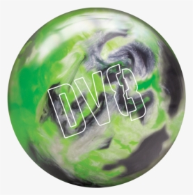 Lime Luster Spare Front - Dv8 Frequency Bowling Ball, HD Png Download, Free Download