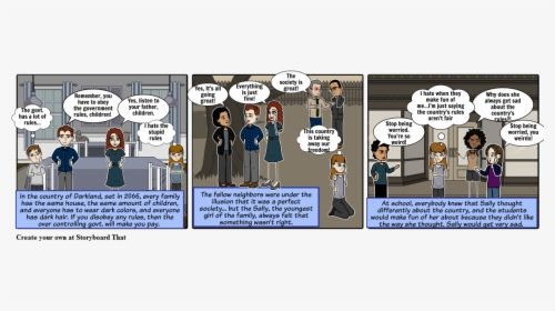 Examples Of Third Person Comic Strips, HD Png Download, Free Download