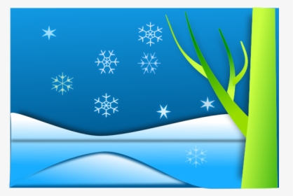 Winter Landscape Vector - Vyjmenovane Slova Po P Chytaky, HD Png Download, Free Download