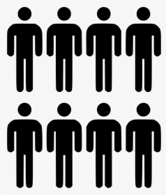 Eight People - Six People Icon Png, Transparent Png, Free Download