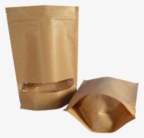 Eco-friendly Kraft Paper Bag, Zipper Kraft Paper Bag,reusable - Paper Bag, HD Png Download, Free Download