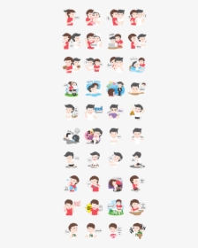Cute Gay Couple - Cute Gay Couple Stickers, HD Png Download, Free Download