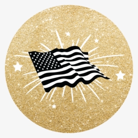 Patrioticparty Icon - Clipart Wavy Us Flag, HD Png Download, Free Download