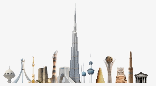 Dubai Towers Png , Png Download - Transparent Dubai Buildings Png, Png Download, Free Download