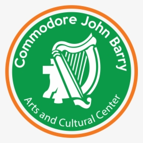 Irish Harp Png -commodore John Barry Arts And Cultural - Commodore John Barry Club, Transparent Png, Free Download