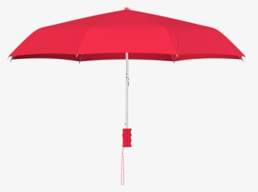 Compact Frame Red Umbrella Side View - Umbrella, HD Png Download, Free Download