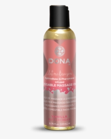 Dona Kissable Massage Oil Vanilla Buttercream - Bottle, HD Png Download, Free Download