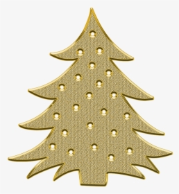 Christmas Tree Ornament Decor - Zlatý Vianočný Stromček, HD Png Download, Free Download