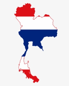 Thumb Image - Thailand Flag Map, HD Png Download, Free Download