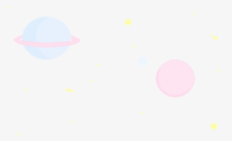 Planets Space Stars Constellation Cute Galaxy Kawaii - Circle, HD Png Download, Free Download