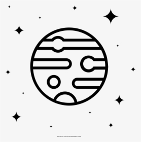 Planet Coloring Page - Grill And Chill Png, Transparent Png, Free Download