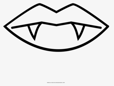 Transparent Vampire Mouth Png - Vampire Mouth Coloring Pages, Png Download, Free Download