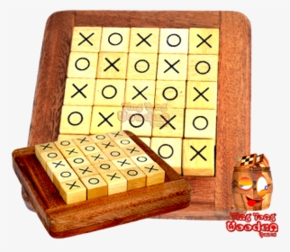 Quixo, Cross Road Or Tic Tac Toe Wooden Strategy Game, HD Png Download, Free Download