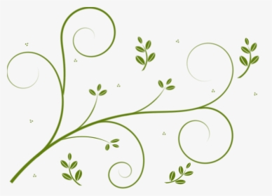 Winding Lines And Leaves - Clipart Vine Png, Transparent Png, Free Download