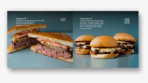 05 Theburgermap Visualidentity Cardapio - Fast Food, HD Png Download, Free Download