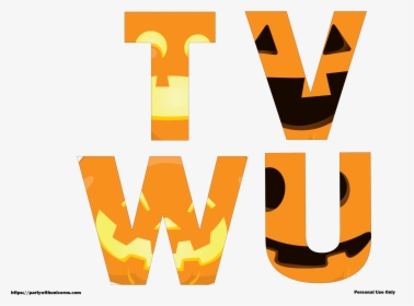 Halloween Letters Printable - Happy Halloween Lettering Printable, HD Png Download, Free Download