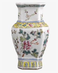 Famille Rose Chinese Porcelain Vase - China Porcelain Vase, HD Png Download, Free Download