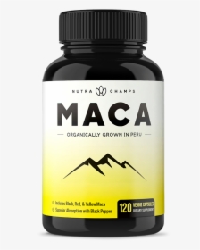 Transparent Maça Png - Organic Maca Root Powder Capsules, Png Download, Free Download
