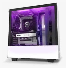 Nzxt H Series H510i Case Facing To The Right, Fully - Nzxt H510i, HD Png Download, Free Download