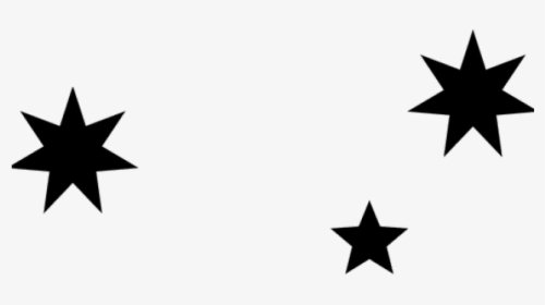 Stars Silhouette - White Australian Flag Stars, HD Png Download, Free Download