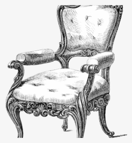 Transparent Silla Clipart - Fancy Chair Transparent Background, HD Png Download, Free Download