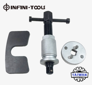 Disc Brake Caliper Piston Rewind Tool, 3-piece - Riveter Adapter For Cordless Drill, HD Png Download, Free Download