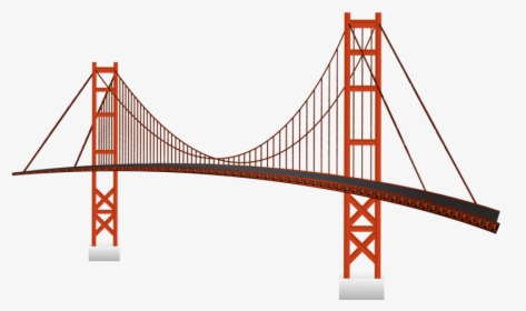Transparent Wood Bridge Png - Golden Gate Bridge Transparent, Png Download, Free Download