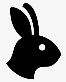 Domestic Rabbit European Rabbit Computer Icons - Rabbit Head Silhouette Png, Transparent Png, Free Download