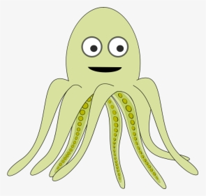 Cartoon Octopus - Blæksprutte Png, Transparent Png, Free Download