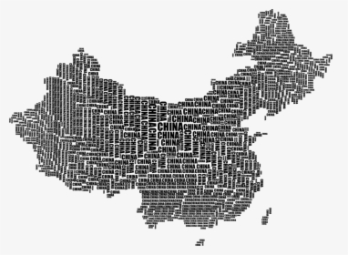 Map,angle,monochrome Photography - China Map Clip Art, HD Png Download, Free Download