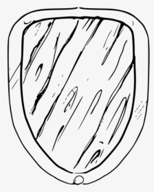 Shield Drawing Weapon Coat Of Arms Black And White - Transparent Drawing Circle Shield, HD Png Download, Free Download