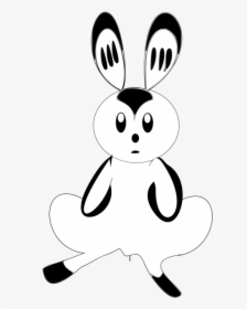 Rabits And Hares,monochrome Photography,hare - Cartoon, HD Png Download, Free Download