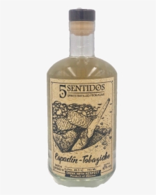 5 Sentidos Espadin-tobaziche Mezcal - Glass Bottle, HD Png Download, Free Download