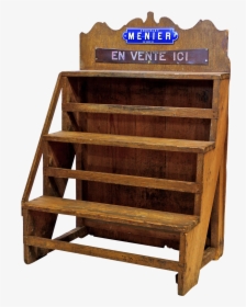 Nice Old Vintage Wooden Shop Stand From A Chocolatier, HD Png Download, Free Download