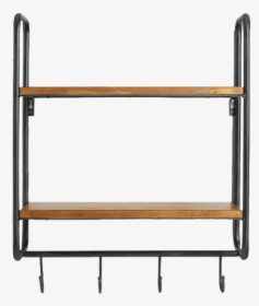 Metal Shelf With Wood, HD Png Download, Free Download