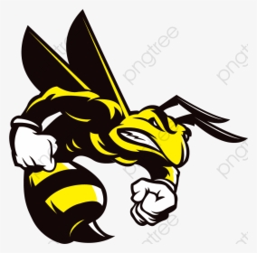 Angry Bee Vector Png , Transparent Cartoons - Angry Bee Logo Png, Png Download, Free Download