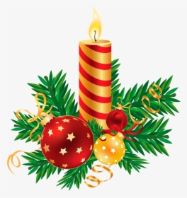 Vela - Christmas Candle Png, Transparent Png, Free Download