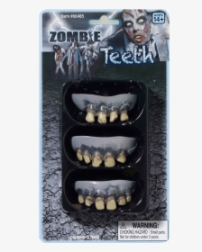 Rotted Zombie Teeth - 3 Pack Zombie Teeth Adult, HD Png Download, Free Download