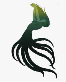 Transparent Seaweed Silhouette Png - Drawing Octomaid, Png Download, Free Download