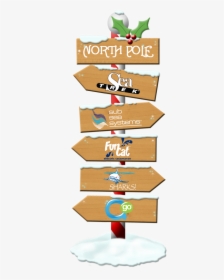 Transparent North Pole Sign Png - Transparent North Pole Sign, Png Download, Free Download