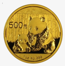 Photo Of Chinese Panda 1-oz Gold Coin - Coin, HD Png Download, Free Download
