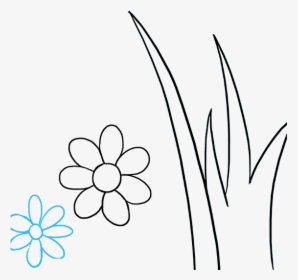 How To Draw Butterfly Garden - Easy Drawing Of Butterfly Garden, HD Png Download, Free Download