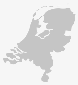 Map Of The Netherlands - Netherlands Black Map, HD Png Download, Free Download