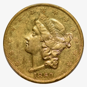 20 Dollar Coin 1864, HD Png Download, Free Download