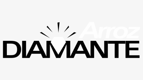 Arroz Diamante Logo Black And White - Diamante, HD Png Download, Free Download