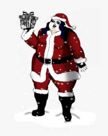 Santa Sleigh Clipart Png Gorra De Santa Claus Png - Gothic Santa, Transparent Png, Free Download