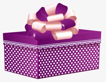 Dotted Box Png Best Web - Purple Gift Box Clipart Png, Transparent Png, Free Download