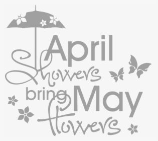 Collection Of Showers - April Showers No Background, HD Png Download, Free Download