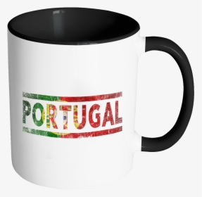 Retro Vintage Flag Portuguese Portugal 11oz Black & - Dont Rise And Shine Mug, HD Png Download, Free Download